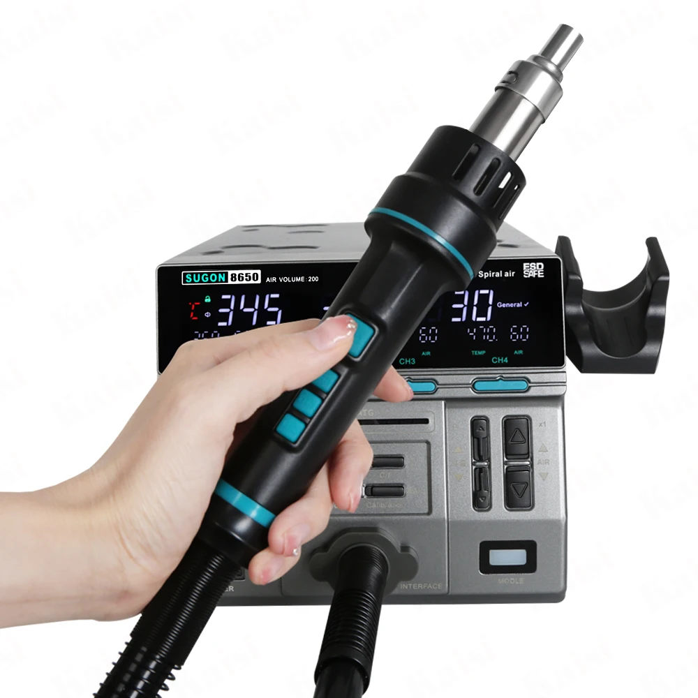 Hot Air Rework Station - محطة إعادة العمل SUGON 8650 مسدس