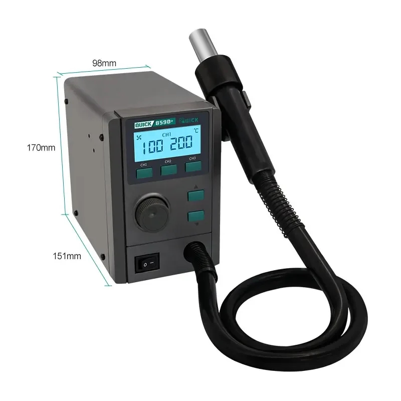 Hot Air Rework Station - محطة لحام بالهواء الساخن Quick 859D+