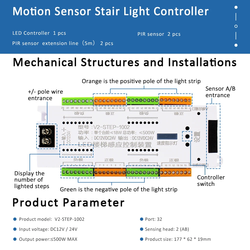 12 فولت LED درج PIR محس حركة ت - مراجعة Ldr Light Sensor وسعره