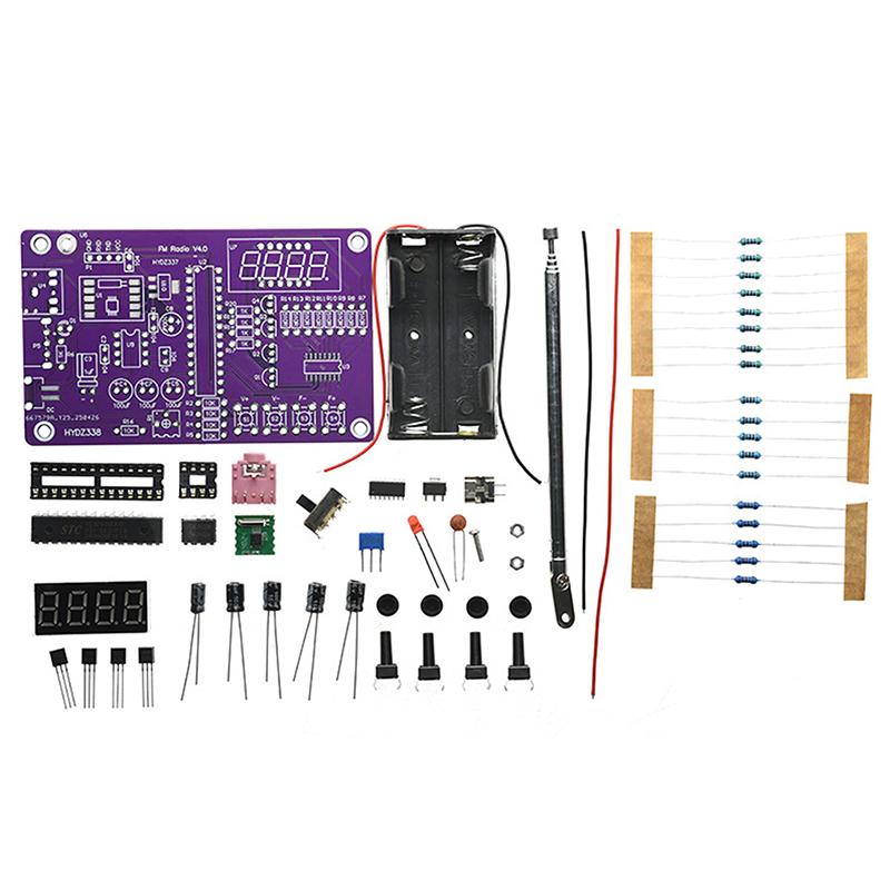 طقم بناء راديو FM ثنائي القناة - مراجعة Diy Electronics Kits For Adults وسعره