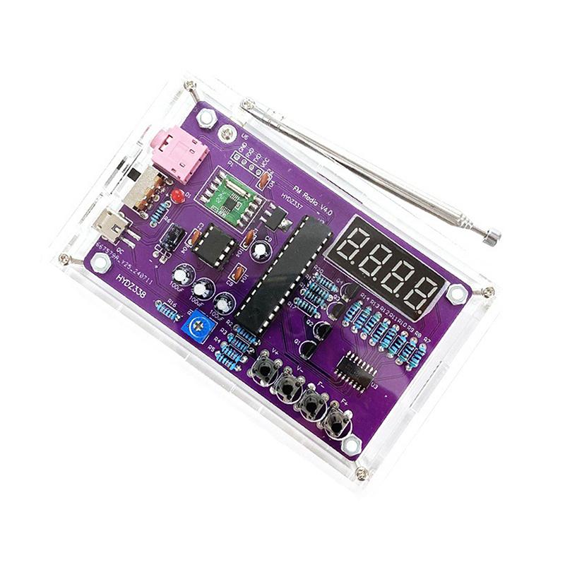 طقم بناء راديو FM ثنائي القناة - مراجعة Diy Electronics Kits For Adults وسعره