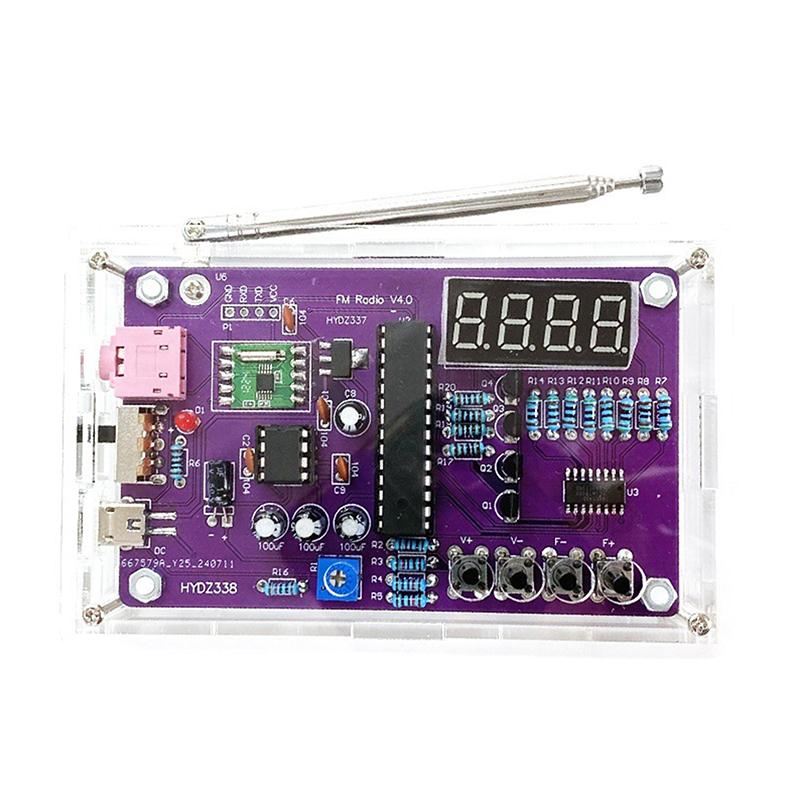 طقم بناء راديو FM ثنائي القناة - مراجعة Diy Electronics Kits For Adults وسعره