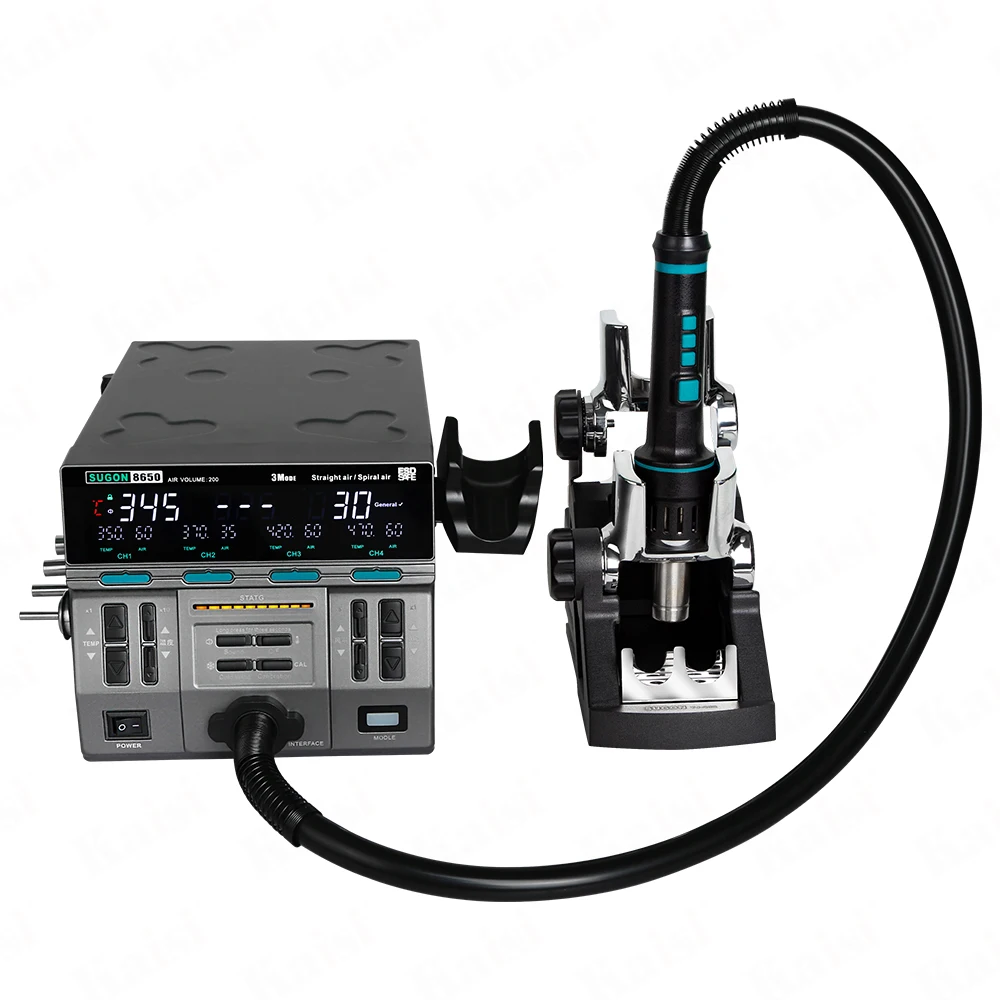 محطة إعادة العمل SUGON 8650 مس - مراجعة Hot Air Rework Station وسعره