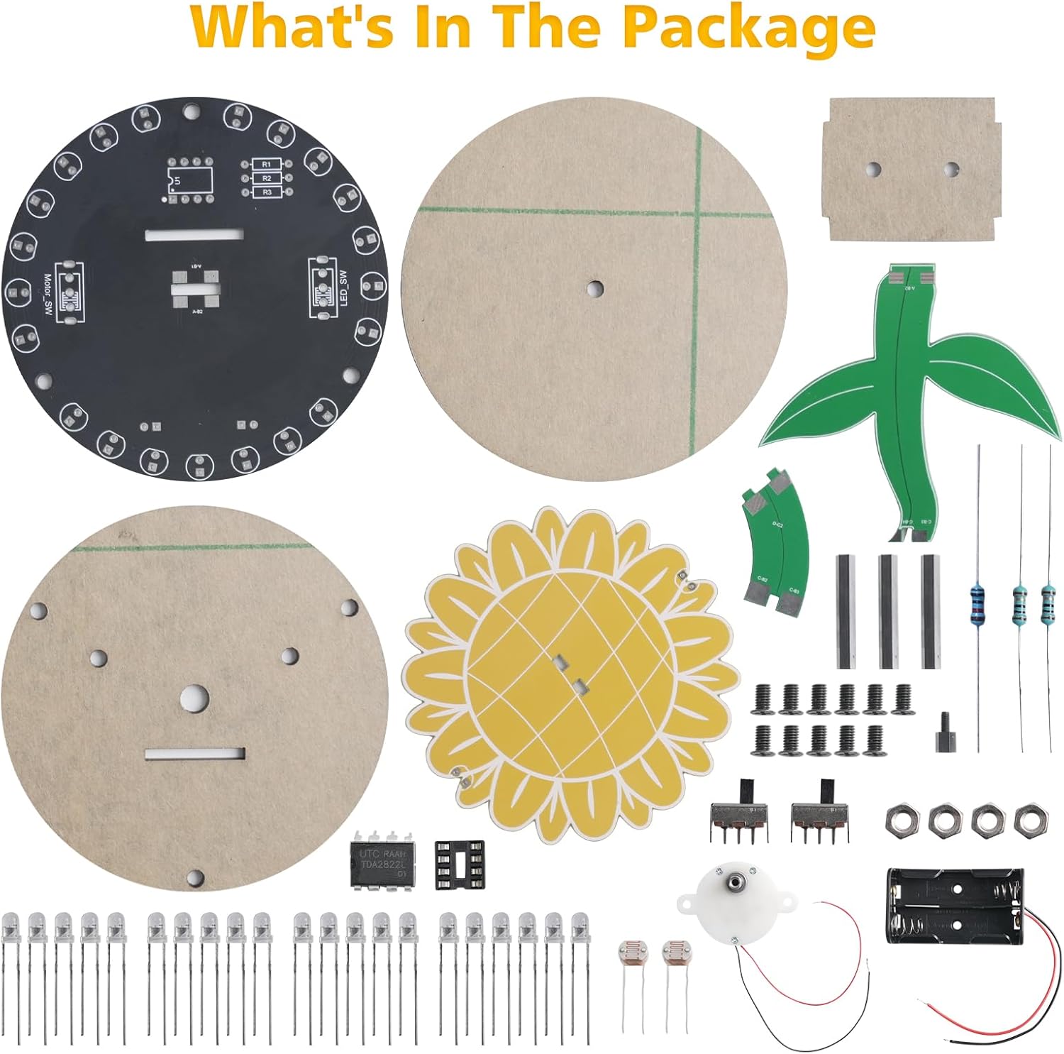 مجموعة ممارسة لحام عباد الشمس  - مراجعة Diy Electronics Kits For Adults وسعره