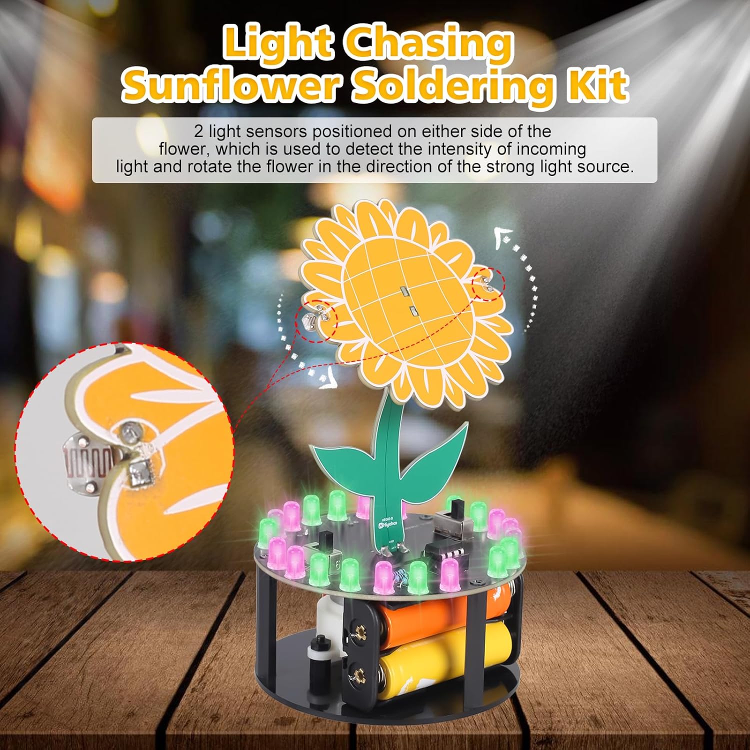 مجموعة ممارسة لحام عباد الشمس  - مراجعة Diy Electronics Kits For Adults وسعره