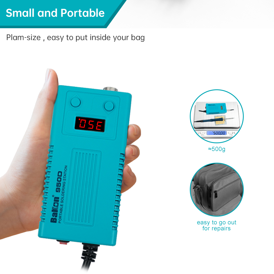 محطة لحام باكون BK950D مع ضبط  - مراجعة Diy Electronics Tools وسعره