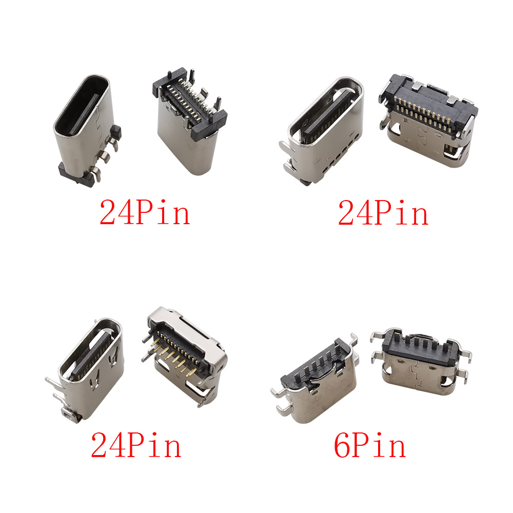 10 قطعة USB موصل نوع C أنثى شح - مراجعة Smd Solder Paste وسعره