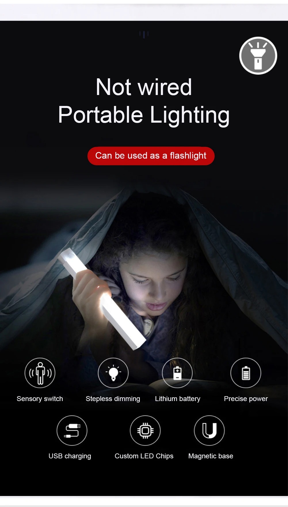 أضواء LED تعمل بالشحن عبر USB  - مراجعة Ldr Light Sensor وسعره
