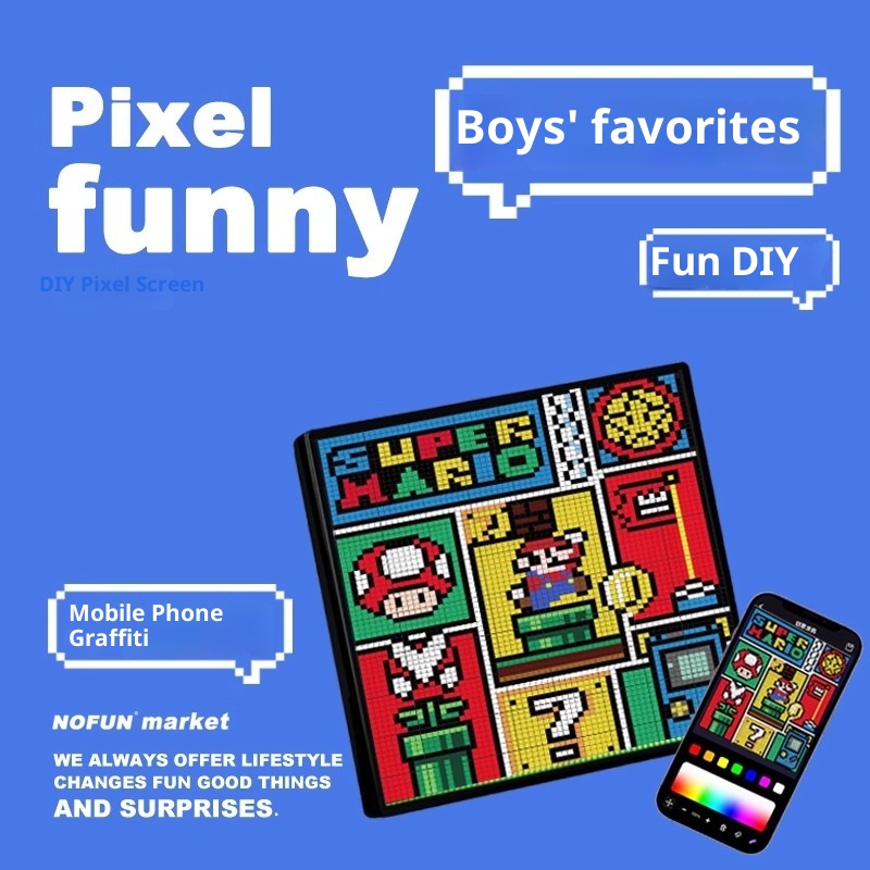 لتقوم بها بنفسك شاشة بكسل مخصص - مراجعة Diy Electronics Game وسعره