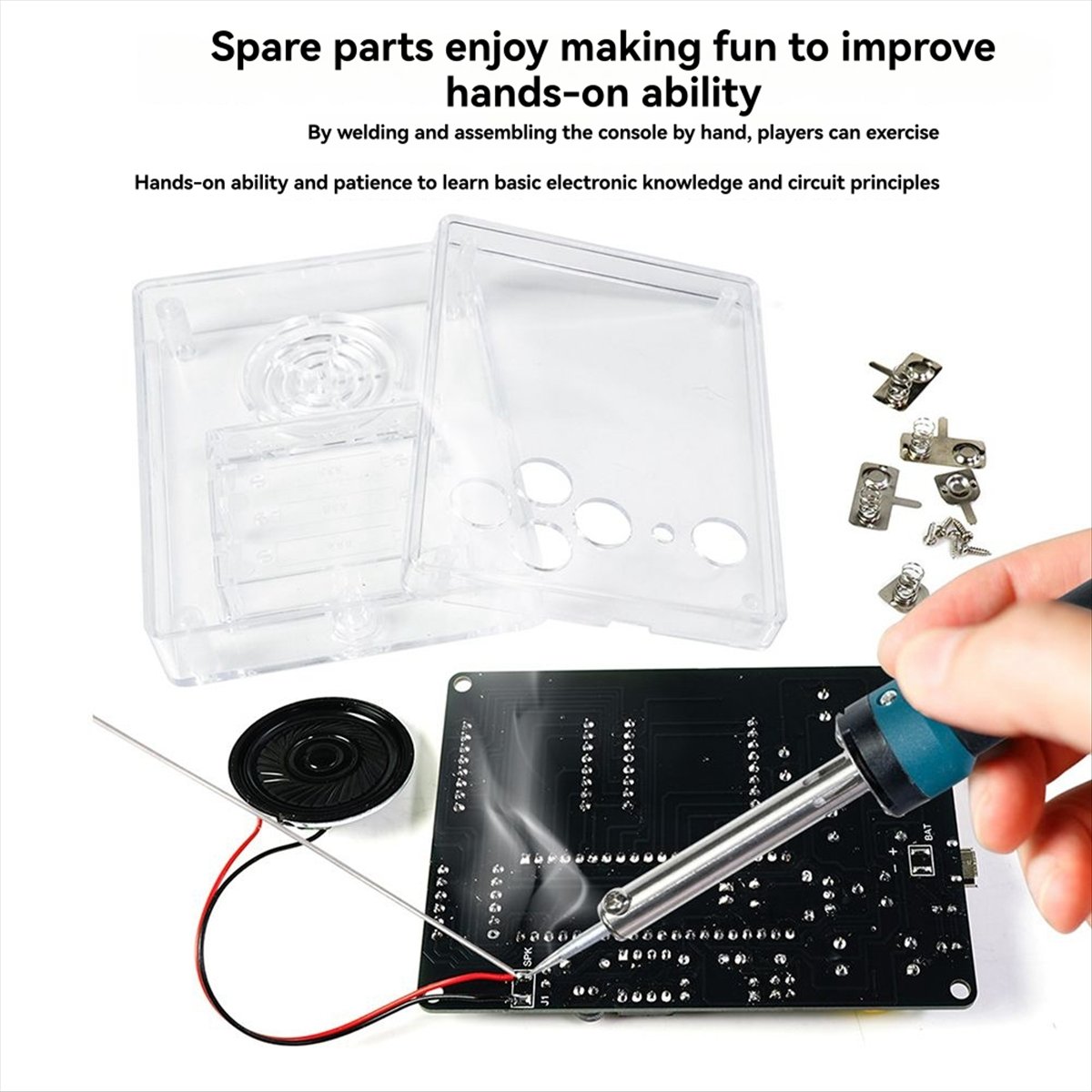 طقم لعبة البكسل DIY مع وحدة تح - مراجعة Diy Electronics Game وسعره