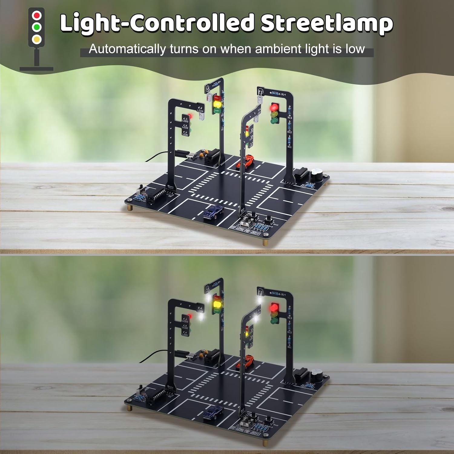 مجموعة محاكاة إشارة المرور مع  - مراجعة Diy Electronics Kits For Adults وسعره