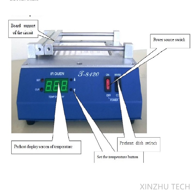 PUHUI T-8120 التسخين المسبق IR - مراجعة Hot Air Rework Station وسعره